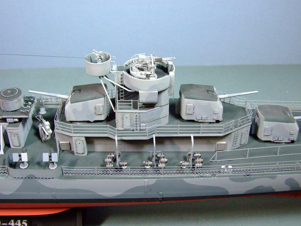 USS Fletcher, DD445, US Navy, 1:144