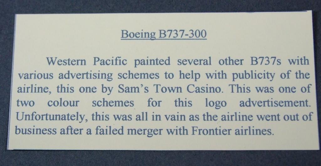 Boeing B737-300, 1:200