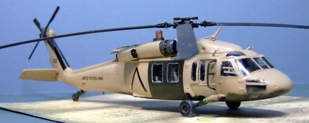 Sikorsky UH-60A Blackhawk, US Army, Desert Storm, 1:72