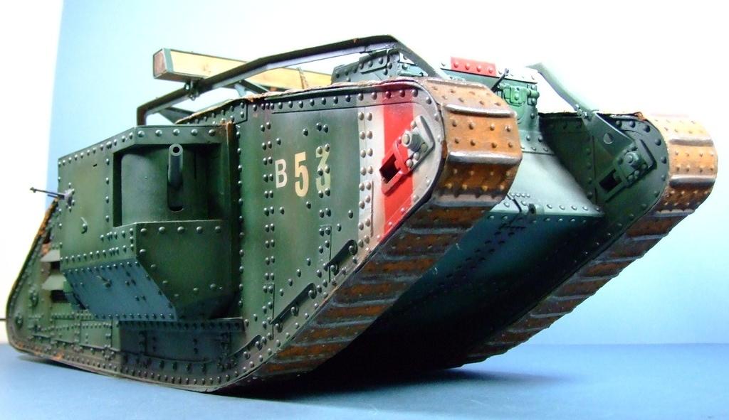 Mk V Tank, Hermaphrodite, 1:15, Scratchbuilt