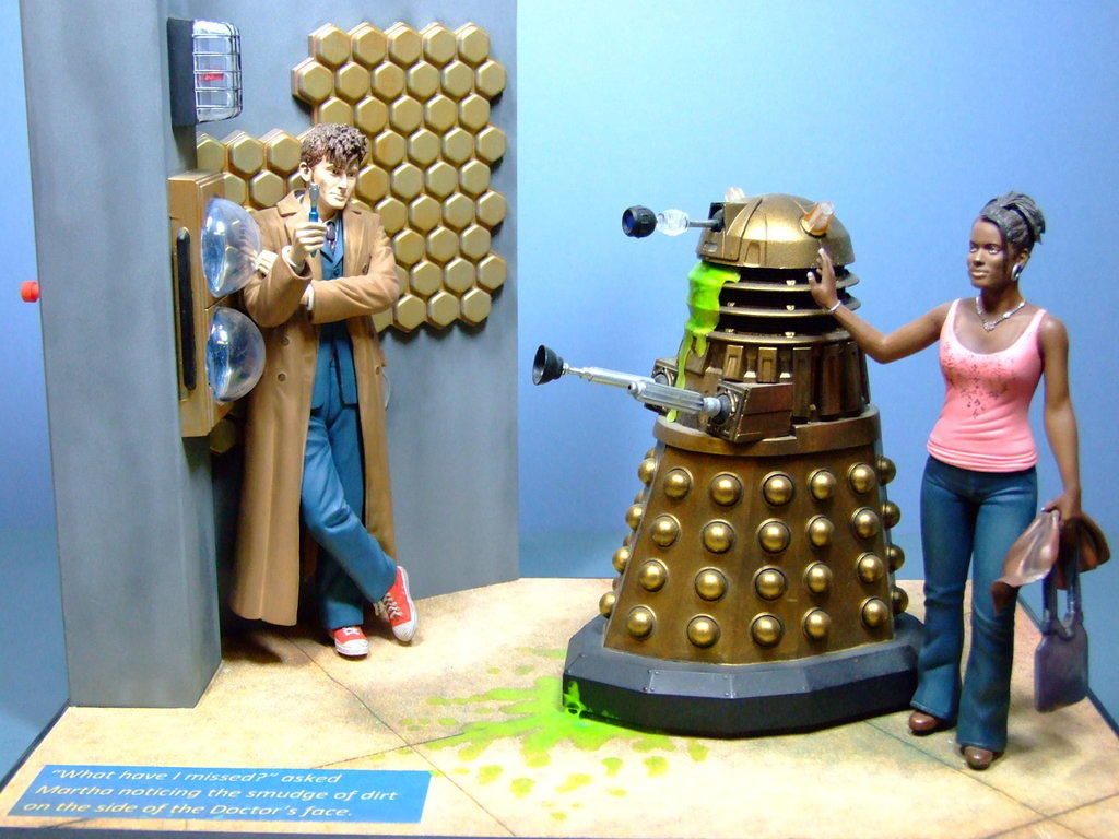 Dr Who, Martha and Dalek
