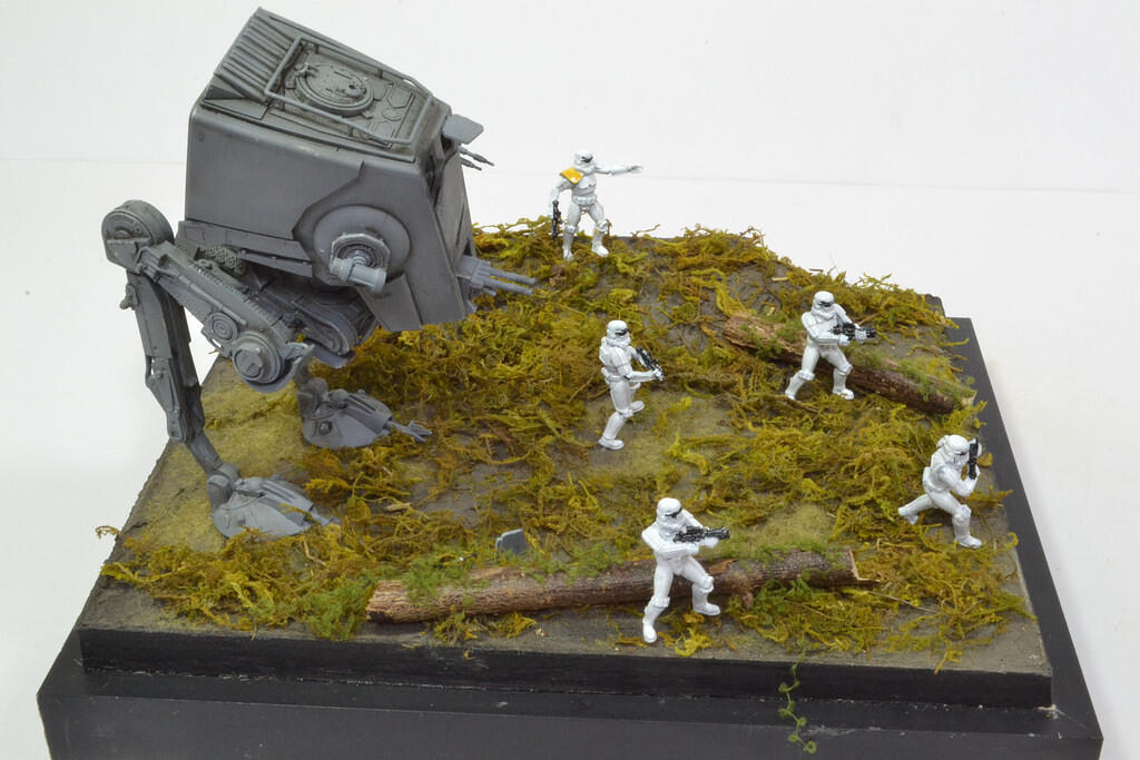 AT-ST and Stormtroopers