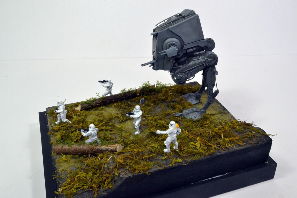 AT-ST and Stormtroopers