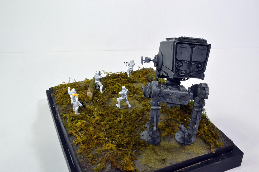 AT-ST and Stormtroopers